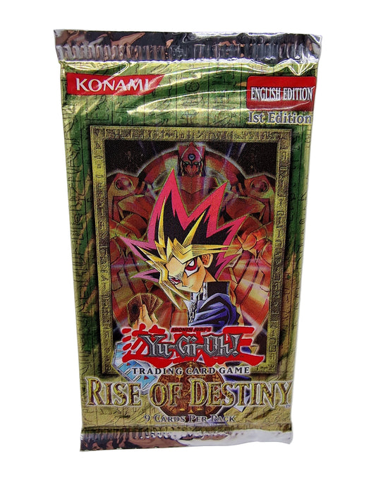 YU-GI-OH RISE OF DESTINY BOOSTER PACK 1st EDITION BRAND NEW & SEALED GENUINE