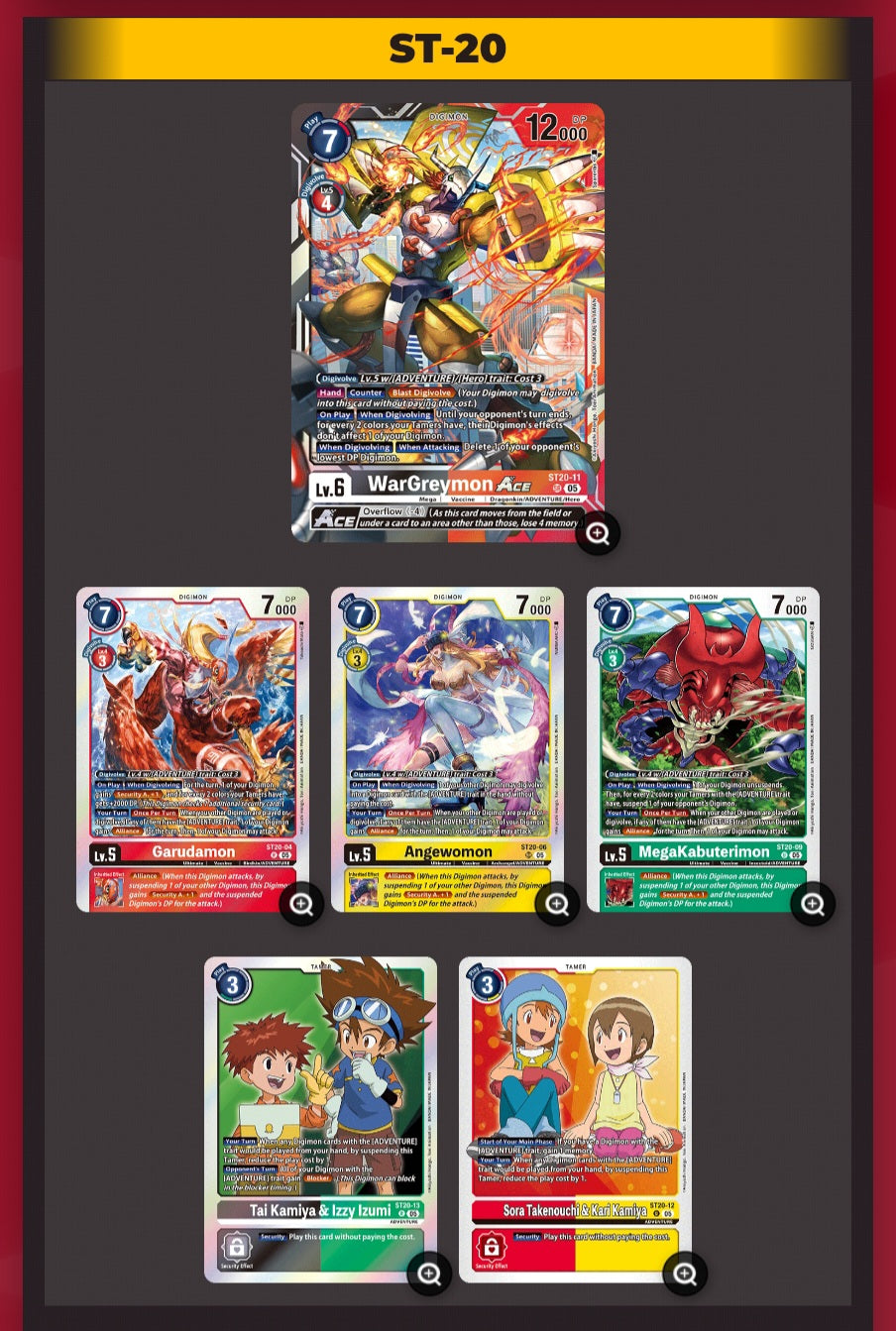 Digimon Card Game - Starter Deck Protector of Light ST20