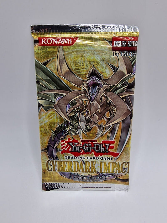 YU-GI-OH! CYBERDARK IMPACT BOOSTER PACK 1ST EDITION GENUINE NEW & SEALED!